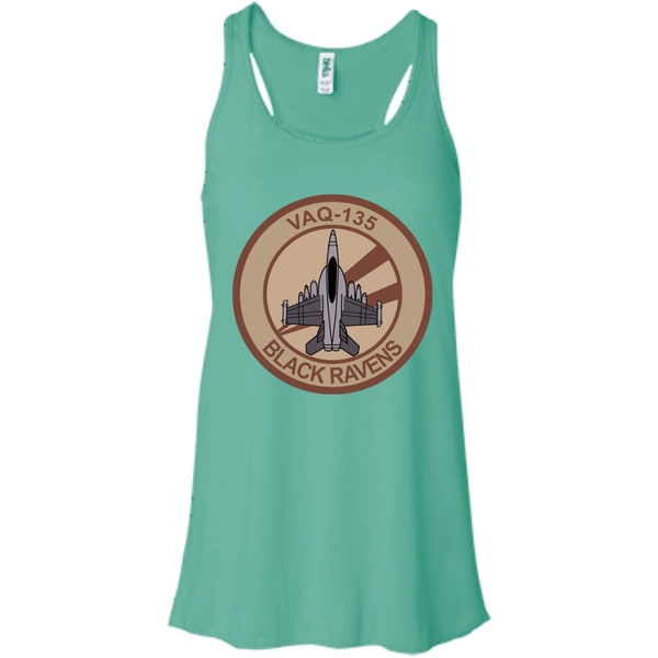 VAQ 135 6 Flowy Racerback Tank