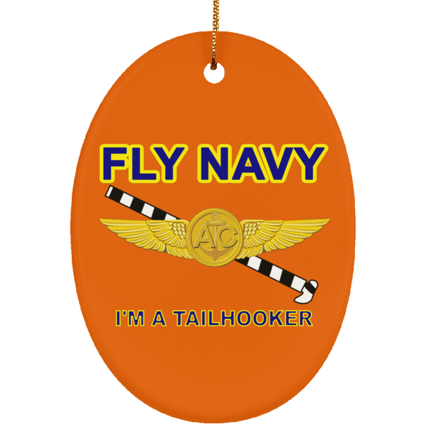 Fly Navy Tailhooker 2 Ornament - Oval