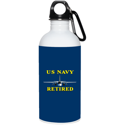 Navy Retired 2 Stainless Steel Water Bottle