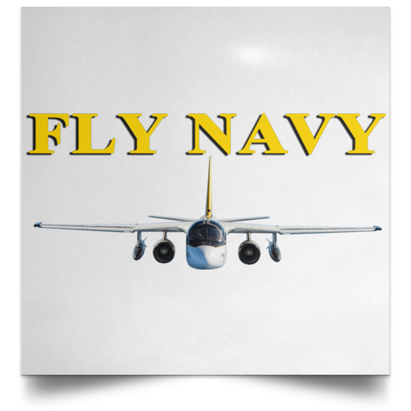 Fly Navy S-3 4 Poster - Square