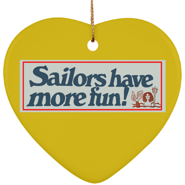 Sailors 1 Ornament - Heart