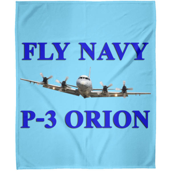 Fly Navy P-3 1 Blanket - Arctic Fleece Blanket 50x60