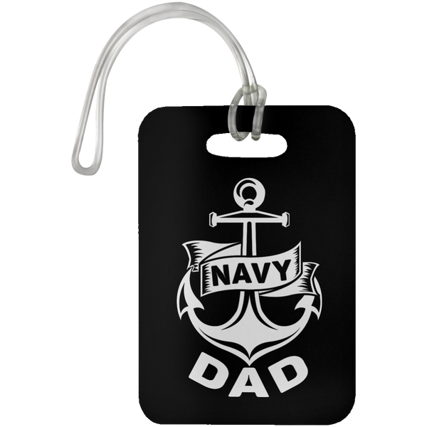 Navy Dad 1 Luggage Bag Tag