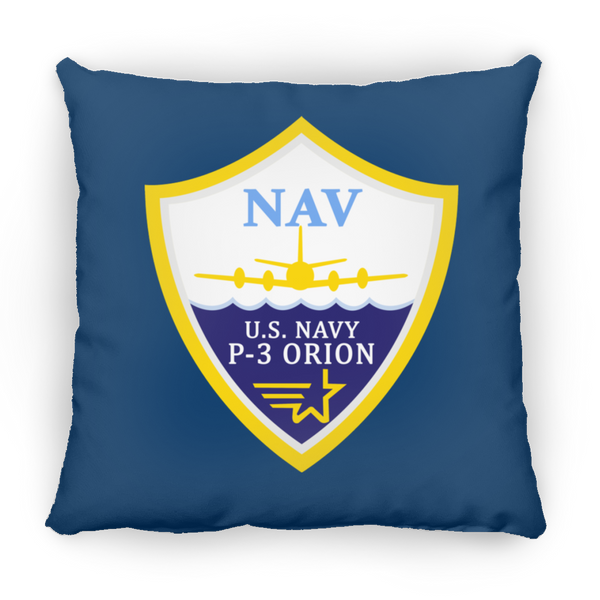 P-3 Orion 3 NAV Pillow - Square - 16x16