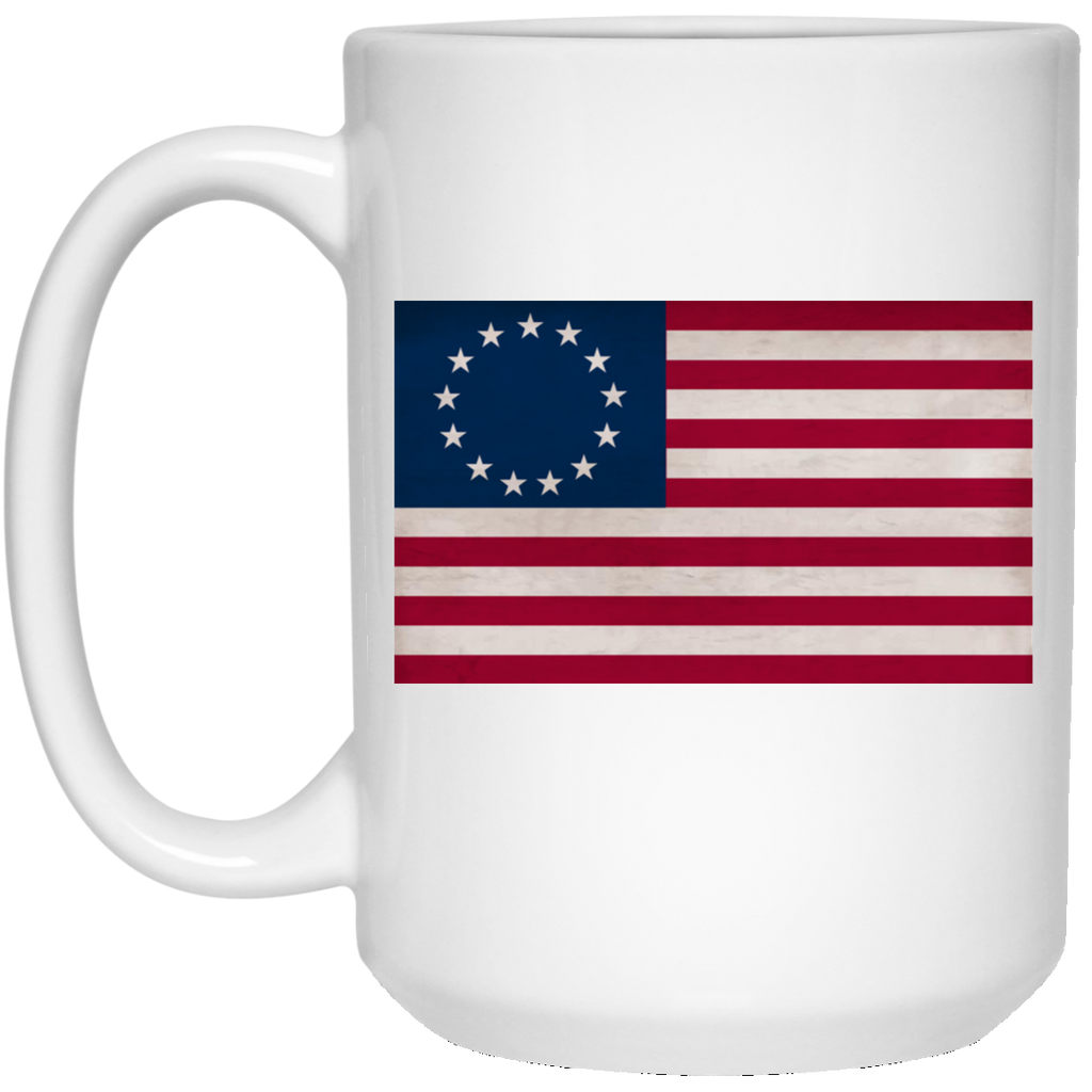 Betsy Ross Flag Mug - 15oz