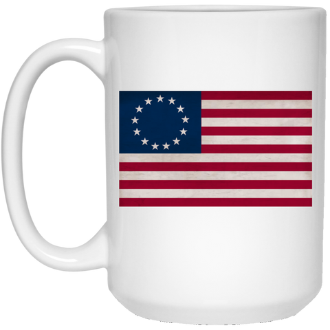 Betsy Ross Flag Mug - 15oz