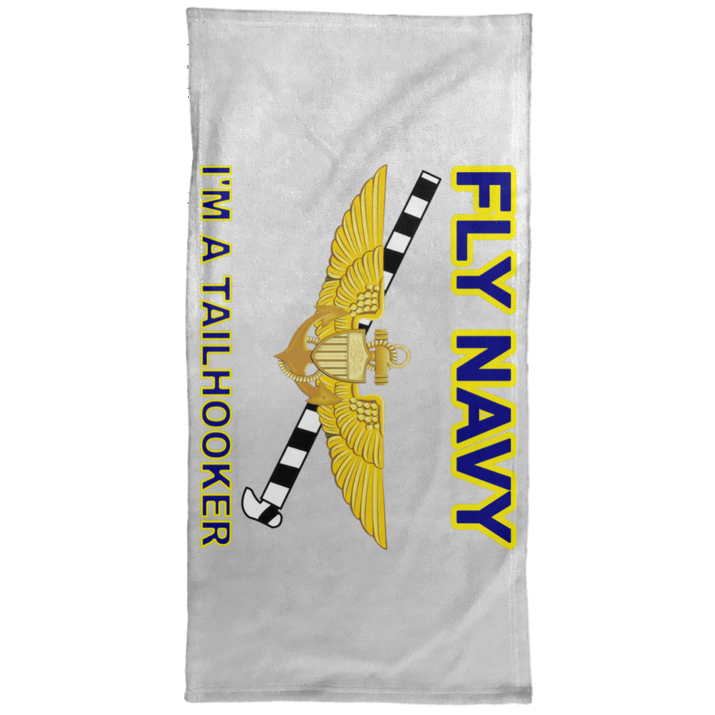 Fly Navy Tailhooker Hand Towel - 15x30