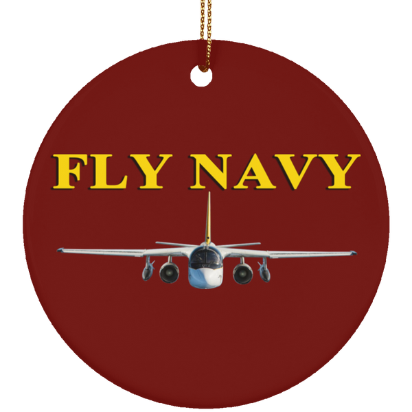 Fly Navy S-3 4 Ornament – Circle