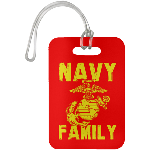 Navy Family Semper Fi 1 Luggage Bag Tag