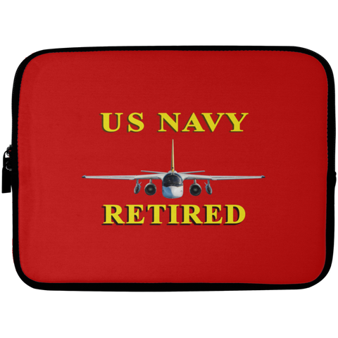 Navy Retired 2 Laptop Sleeve - 10 inch