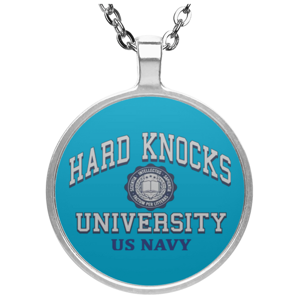 Hard Knocks U Circle Necklace