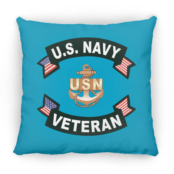 Navy Vet 1 Pillow - Square - 18x18