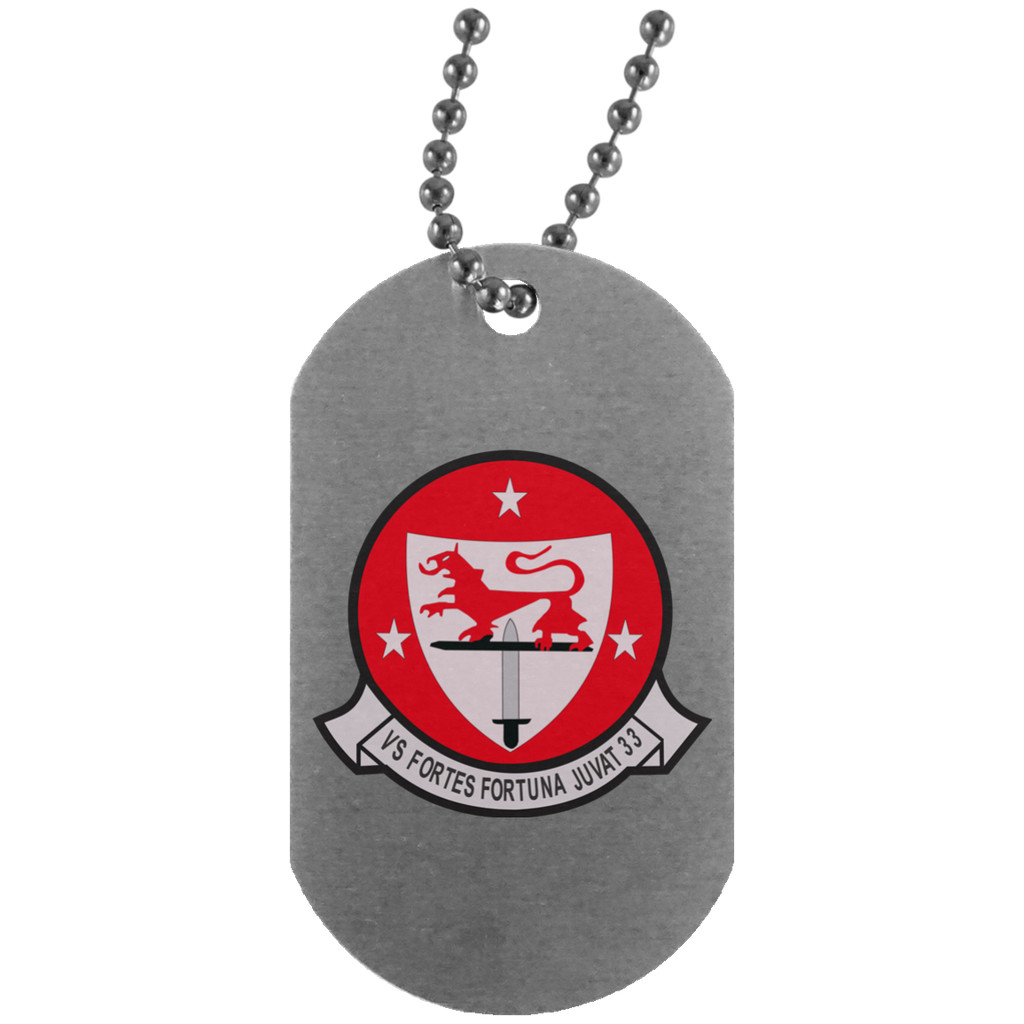 VS 33 5 Dog Tag - Silver