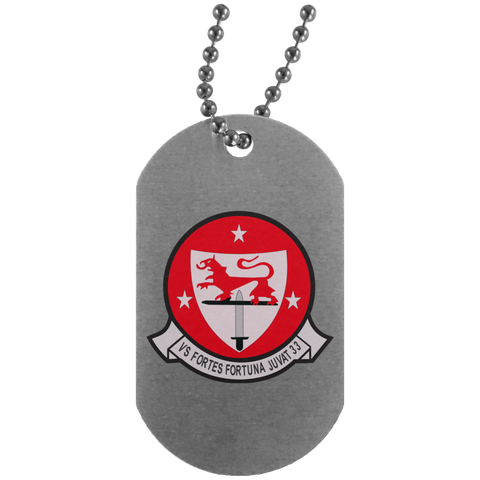 VS 33 5 Dog Tag - Silver