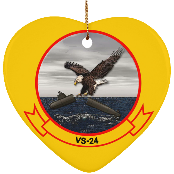 VS 24 2 Ornament Ceramic - Heart