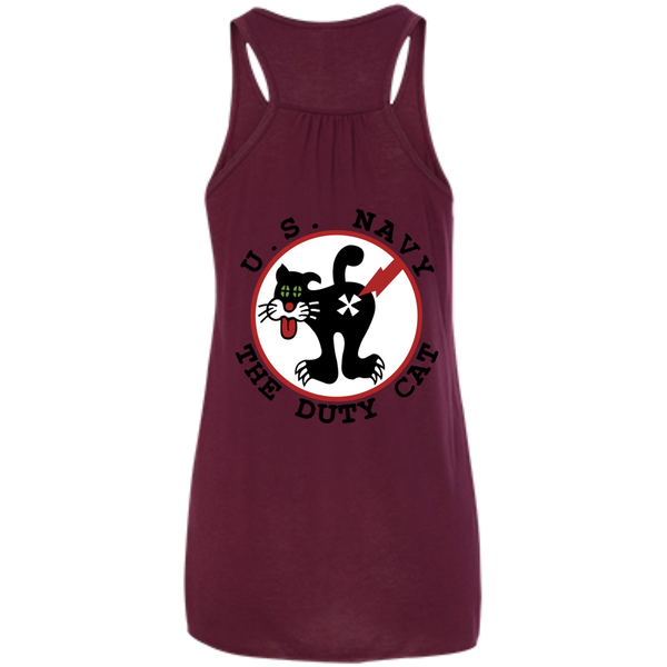 Duty Cat 2b Flowy Racerback Tank