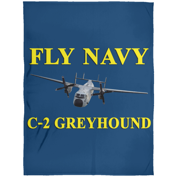 Fly Navy C-2 3 Blanket - Arctic Fleece Blanket 60x80