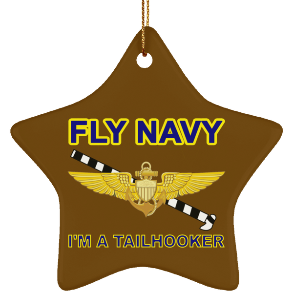 Fly Navy Tailhooker Ornament - Star