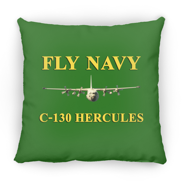 Fly Navy C-130 3 Pillow - Square - 14x14