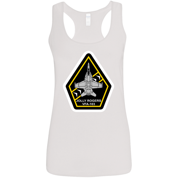 VFA 103 1 Ladies' Softstyle Racerback Tank