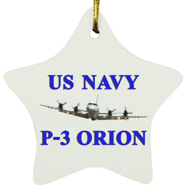 US Navy P-3 1 Ornament Ceramic - Star