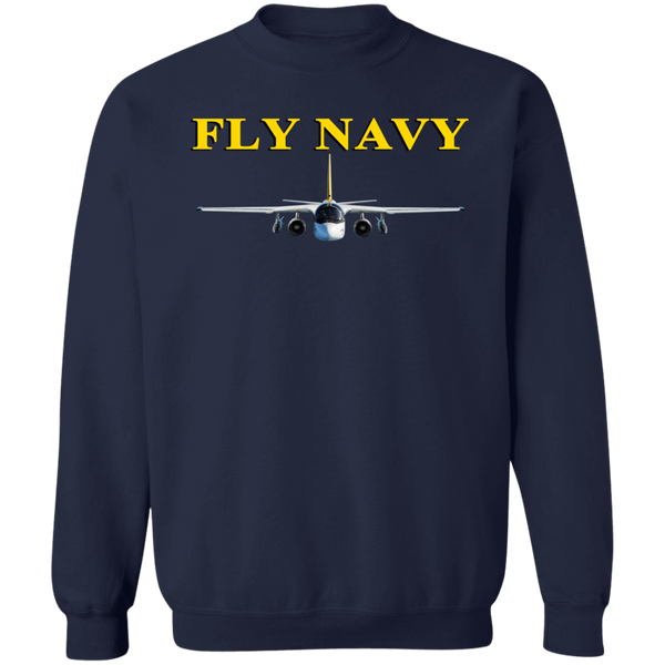 Fly Navy S-3 4 Crewneck Pullover Sweatshirt