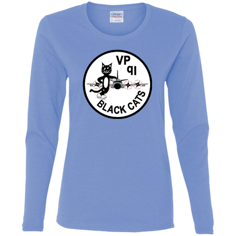 VP 91 7 Ladies' Cotton LS T-Shirt