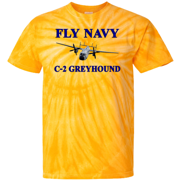 Fly Navy C-2 1 Cotton Tie Dye T-Shirt