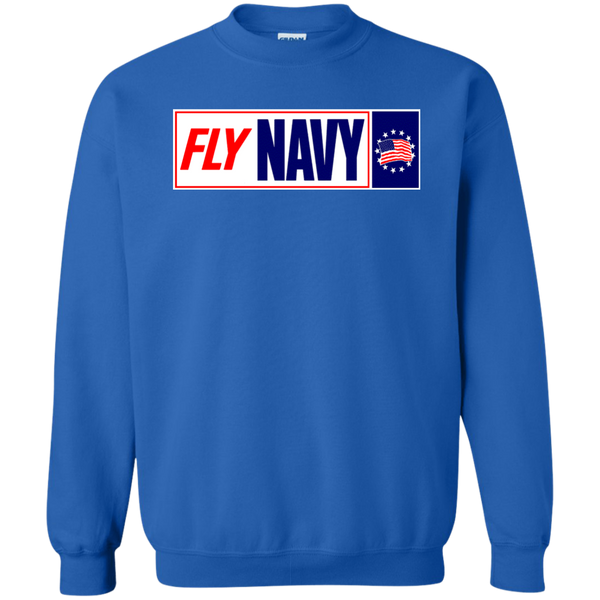 Fly Navy 1 Crewneck Pullover Sweatshirt