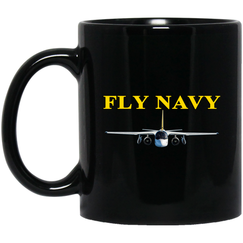 Fly Navy S-3 4 Black Mug - 11oz