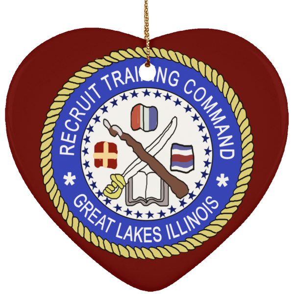 RTC Great Lakes 1 Ornament - Heart