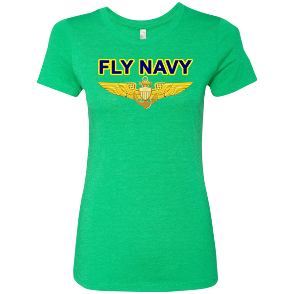Fly Navy Aviator Ladies' Triblend T-Shirt