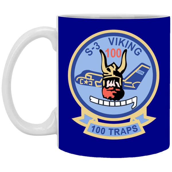 S-3 Viking 3 White Mug - 11oz