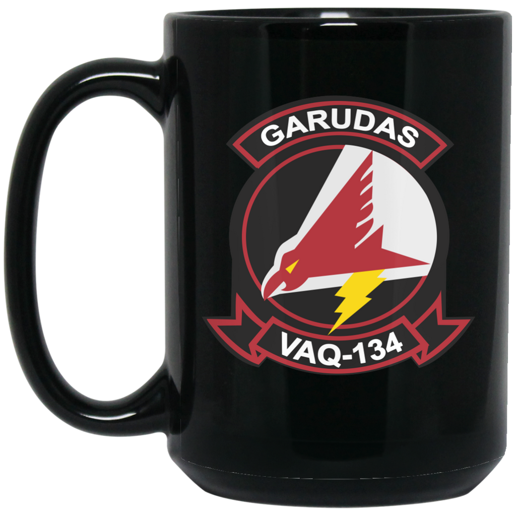 VAQ 134 1 Black Mug - 15 oz