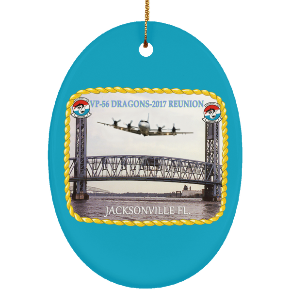 VP-56 2017 Reunion 1 Ornament Ceramic - Oval