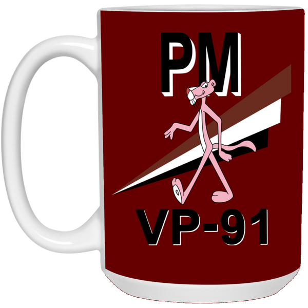 VP 91 3 White Mug - 15oz