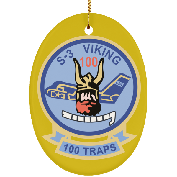 S-3 Viking 3 Ornament - Oval