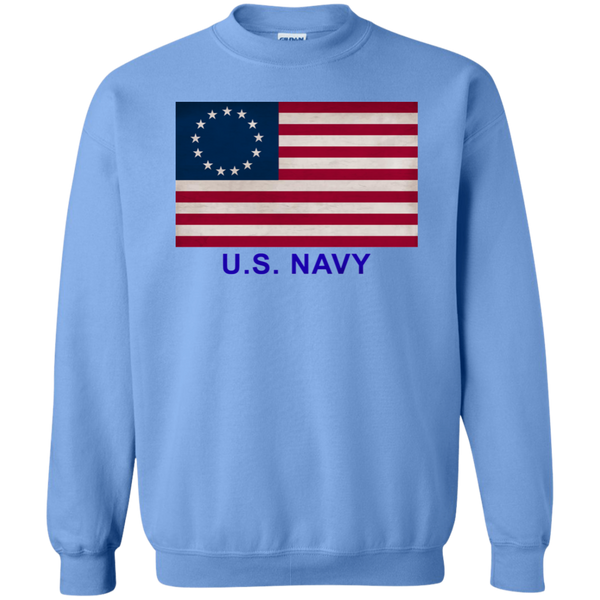 Betsy Ross USN 1 Crewneck Pullover Sweatshirt
