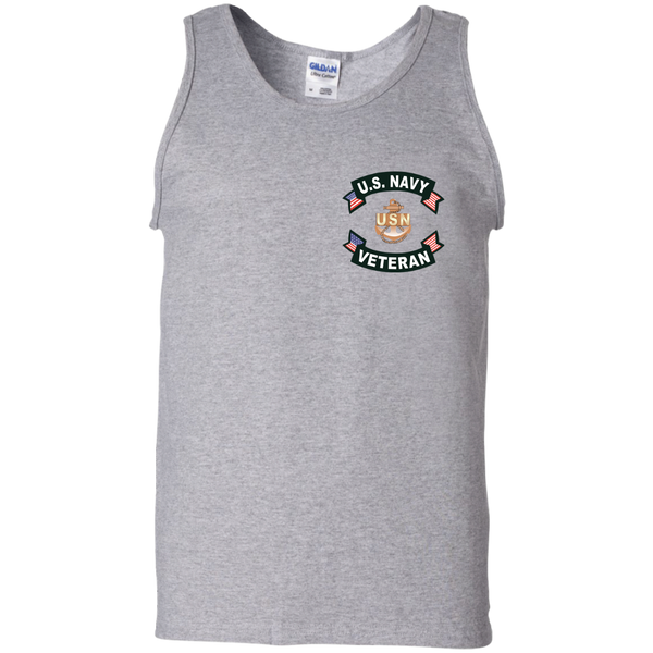 Navy Veteran 1a Cotton Tank Top