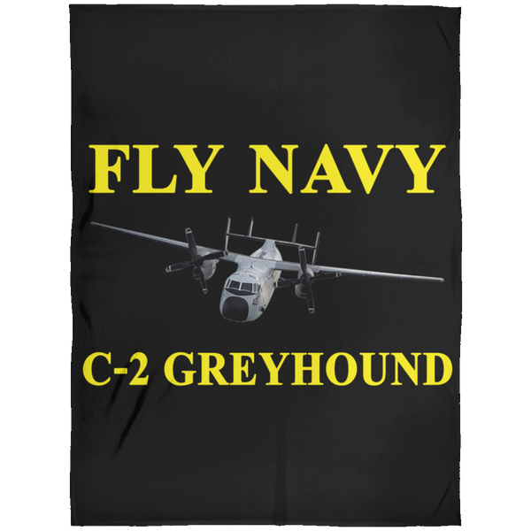 Fly Navy C-2 3 Blanket - Arctic Fleece Blanket 60x80