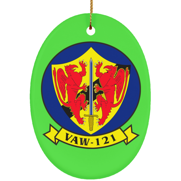 VAW 121 Ornament Ceramic - Oval