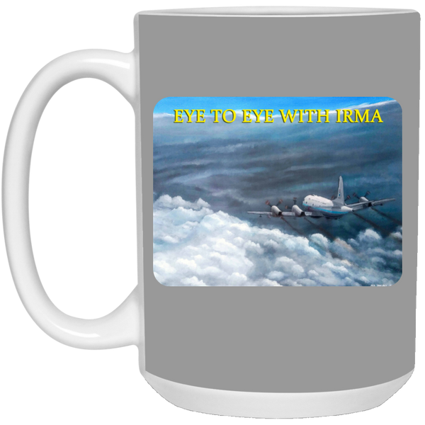 Eye To Eye With Irma White Mug - 15oz