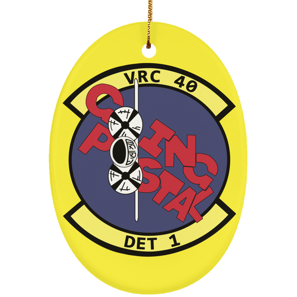 VRC 40 Det 1 1 Ornament Ceramic - Oval