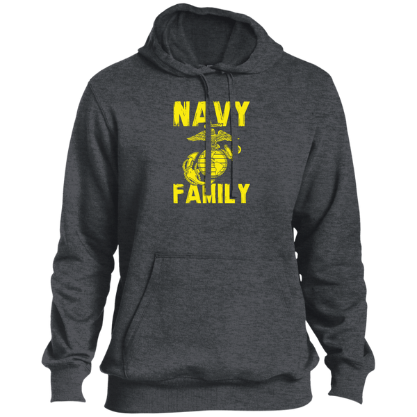 Navy Family Semper Fi 1 Tall Pullover Hoodie