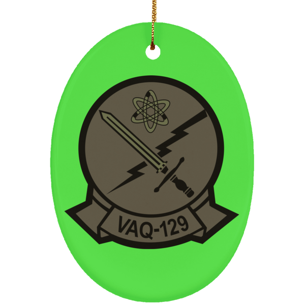 VAQ 129 4 Ornament - Oval