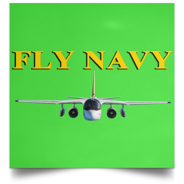 Fly Navy S-3 4 Poster - Square