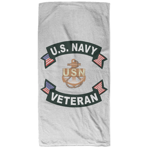 Navy Vet 1 Bath Towel - 32x64