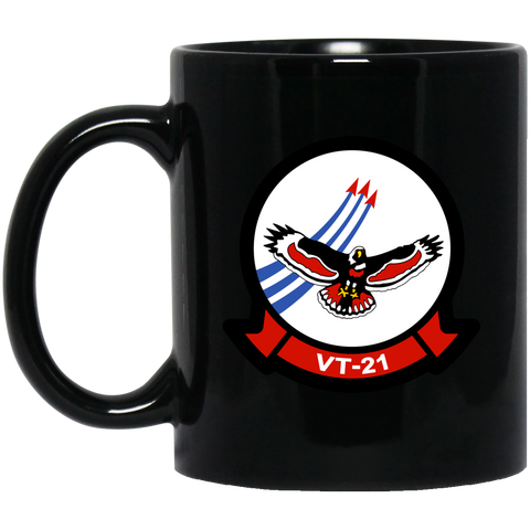 VT 21 5 Black Mug - 11oz
