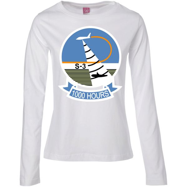 S-3 Viking 8 Ladies' LS Cotton T-Shirt