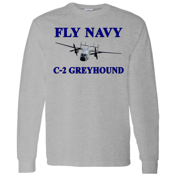 Fly Navy C-2 1 LS Ultra Cotton T-Shirt